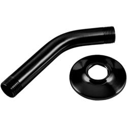 Picture of Waxman 7658100B 6 in. Shower Arm & Flange&#44; Matte Black