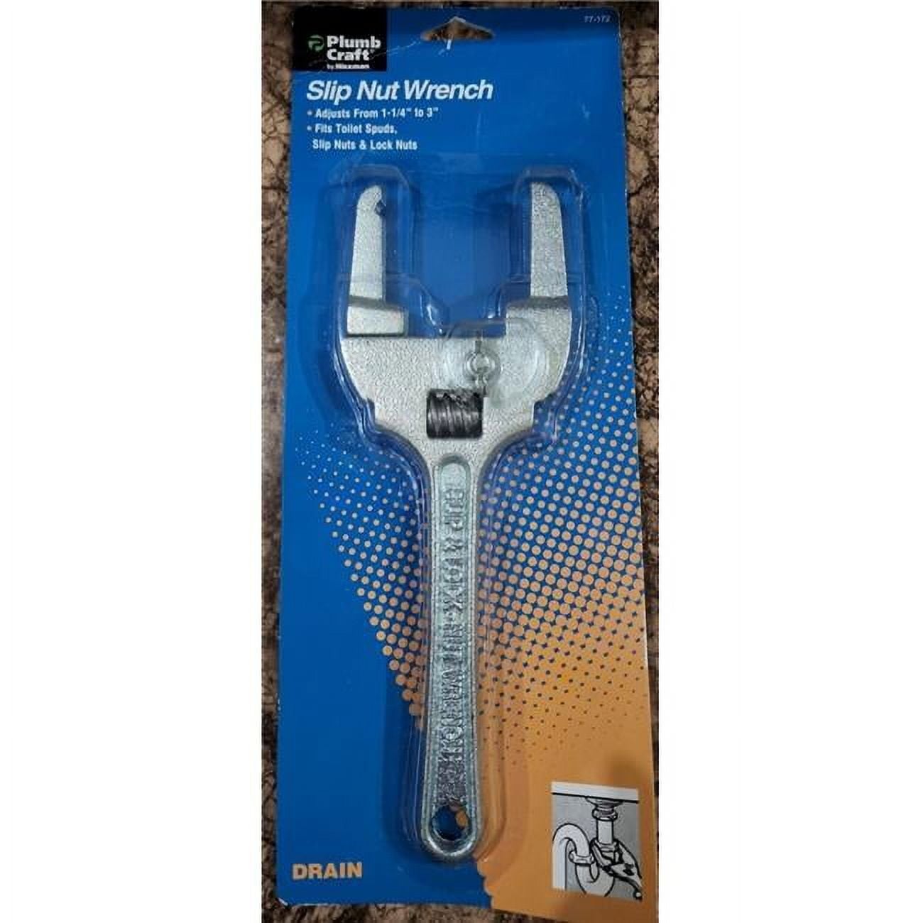 1 x 3 in. Adjustable Slip Nut Wrench