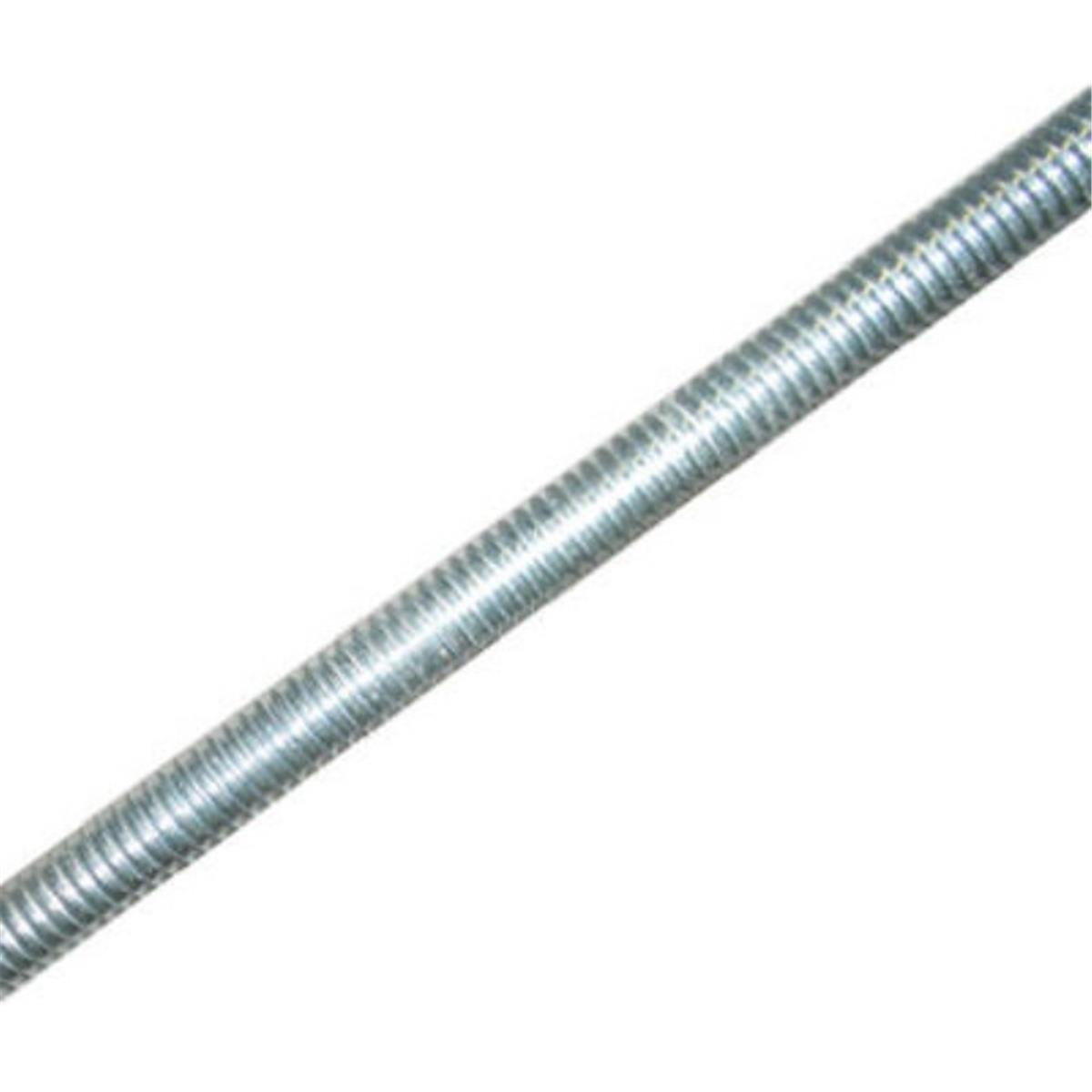 0.63-11 in. x 6 ft. Steel Threaded Rod - Zinc Plated
