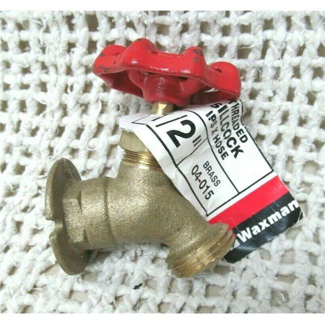 Picture of Waxman 0401500 0.5 in. Flanged Sillcock Fem Pipe Thread & Male Garden Hose Thread - Cast Brass
