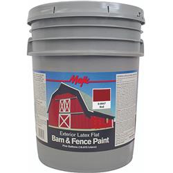 5 gal Majic Latex Barn & Fence Paint - Red