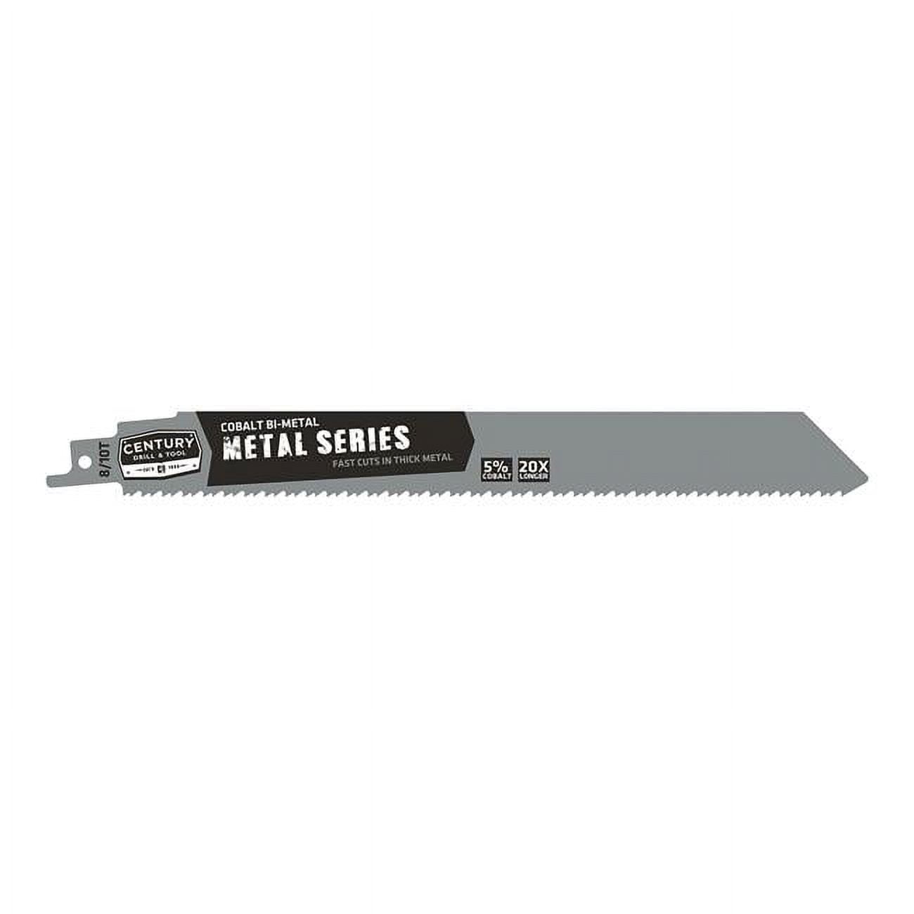 7990 8-10T x 9 in. Metal Series Reciprocating Saw Blades -  Century Drill