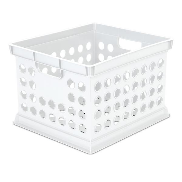 Picture of Sterilite 16940806 Storage Crate&#44; White - Case of 6