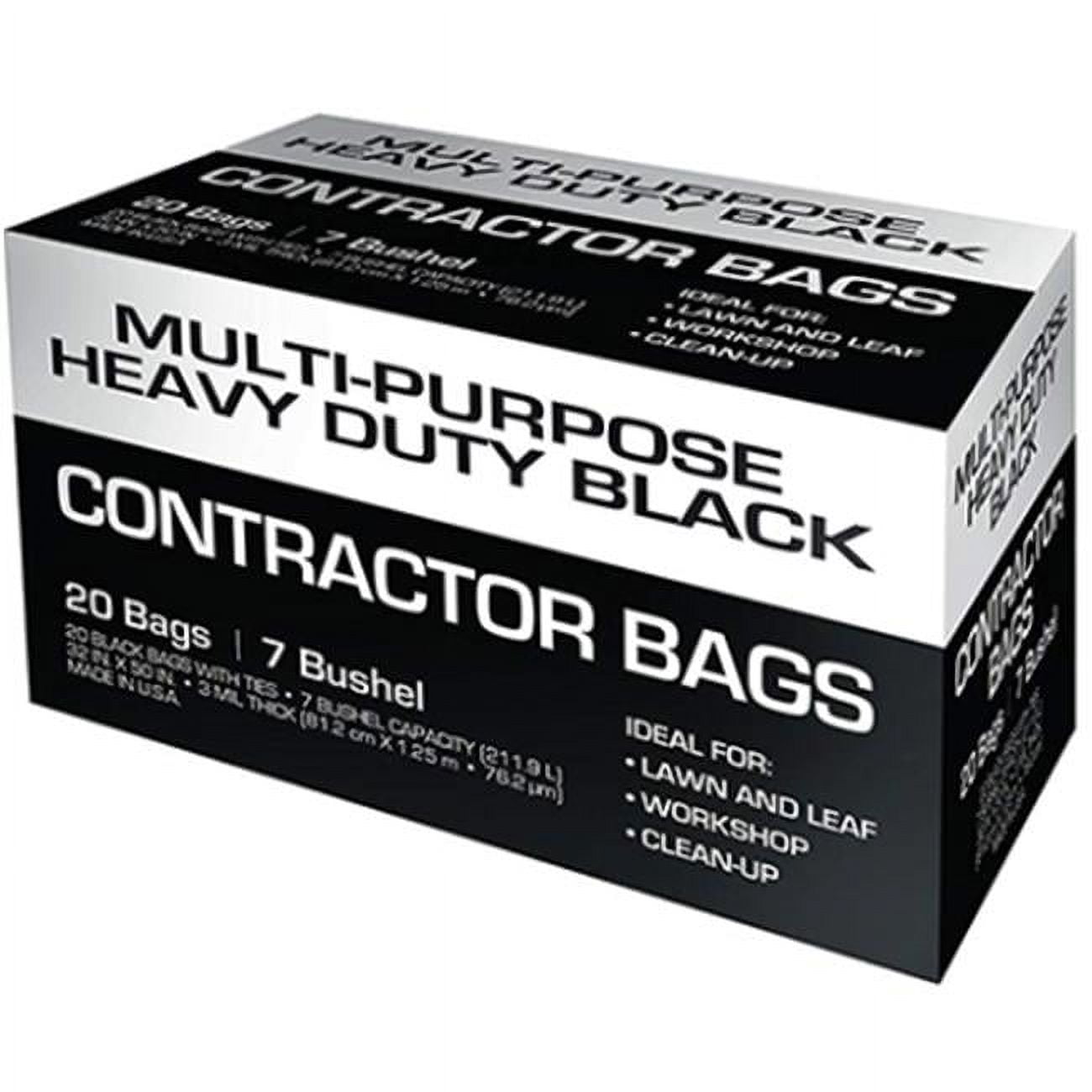 42 gal 3-Ply Low Density Pro Contractor Bags - Box of 20