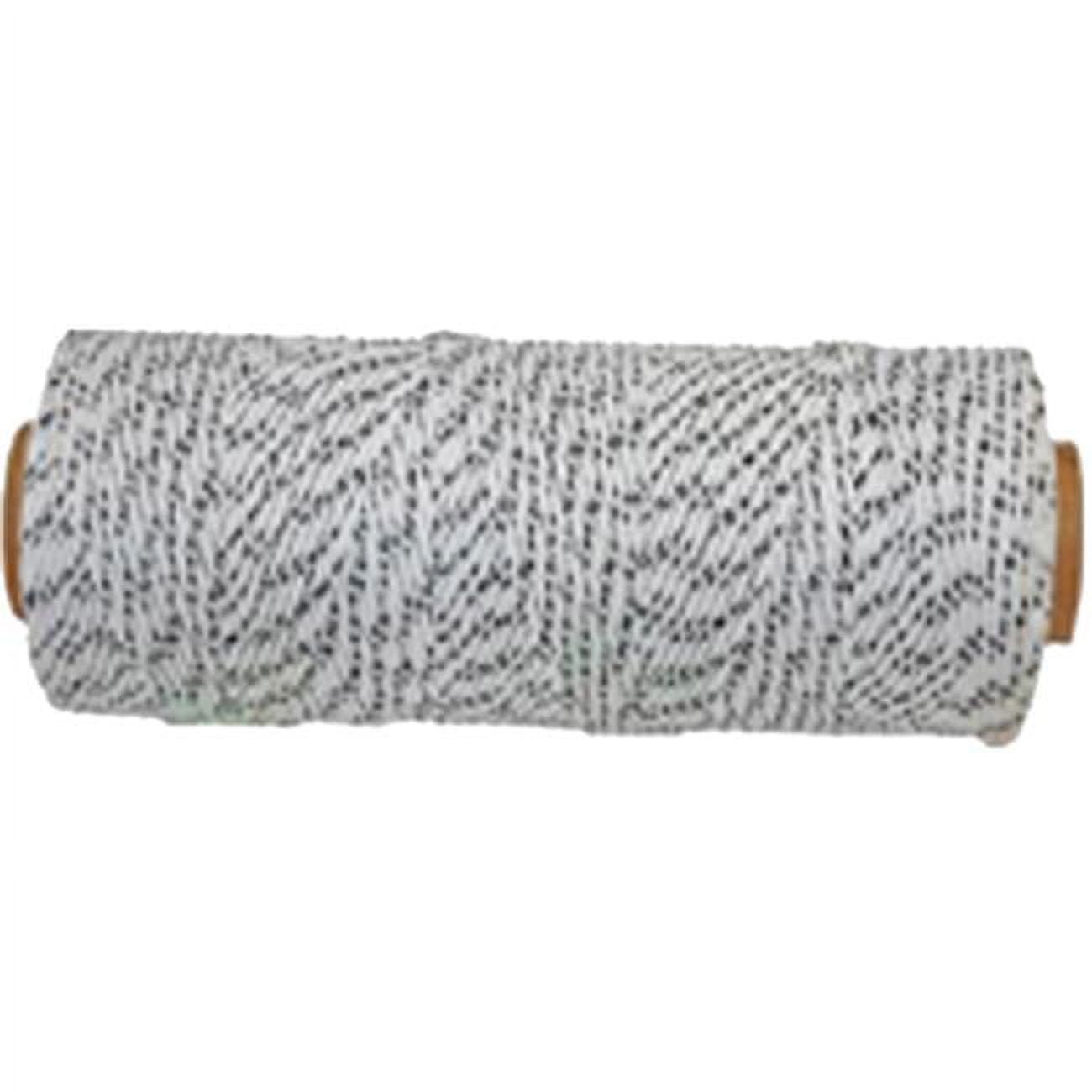 8 oz, No.18 x 500 ft. Nylon Bondeed Twine, Pink & Black