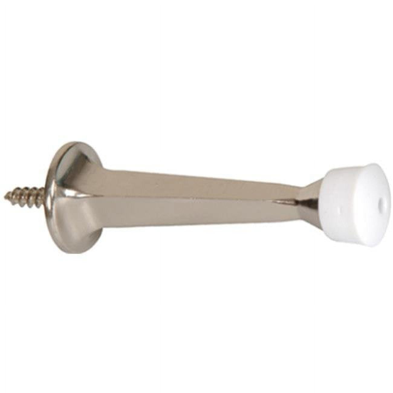 3 in. Rigid Door Stop, Satin Nickel