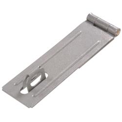 3.5 in. Fixed Staple Safety Hasp, Galvanished