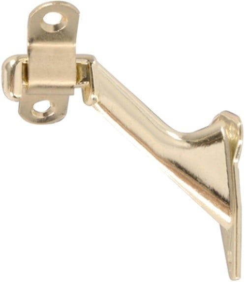 Utility Handrail Bracket, Brass Plated