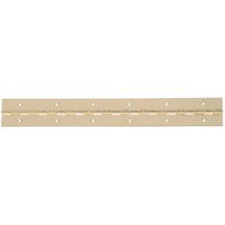 852641 72 x 1.5 in. Surface Mount Continuous Hinge, Brass Plated