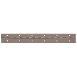 852642 48 x 1.06 in. Surface Mount Continuous Hinge, Nickel Plated