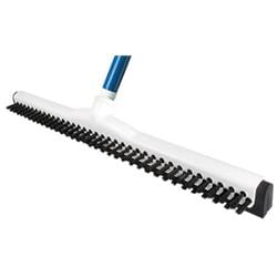 18 in. Wipe N Dry Floor Squeegee with Brush Handle