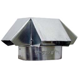 7 in. Round Galvanized Vent Cap