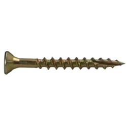 Grip Rite Screws #8 x 1.25in Bugle-Head Yellow Zinc Type 17 Star-Drive Interior Wood 5lbs - 114GCS5