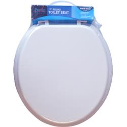 Picture of Proven Brands TSY17001 423360 17 in. Round MDF Wood Toilet Seat&#44; White