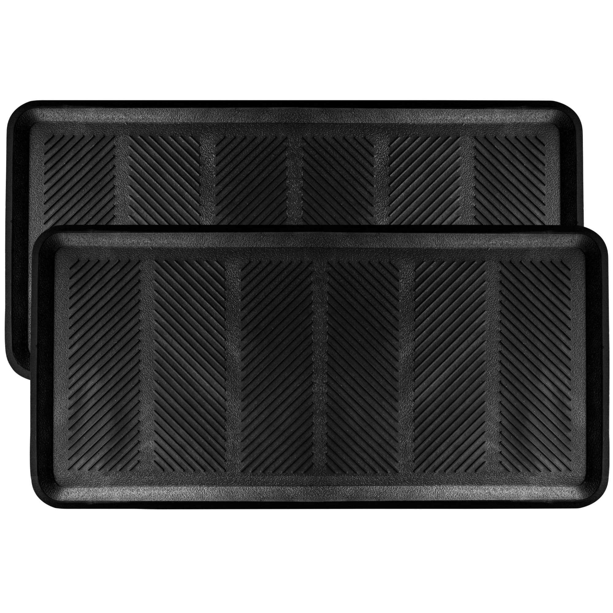 54102 Boot Tray Rubber, Black - 32 x 16 x 0.75 in -  Manakey Group
