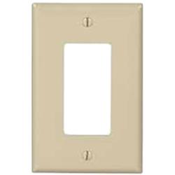 Picture of Cooper Wiring PJ26V 1 Gang Decorator GFCI Wallplate, Ivory