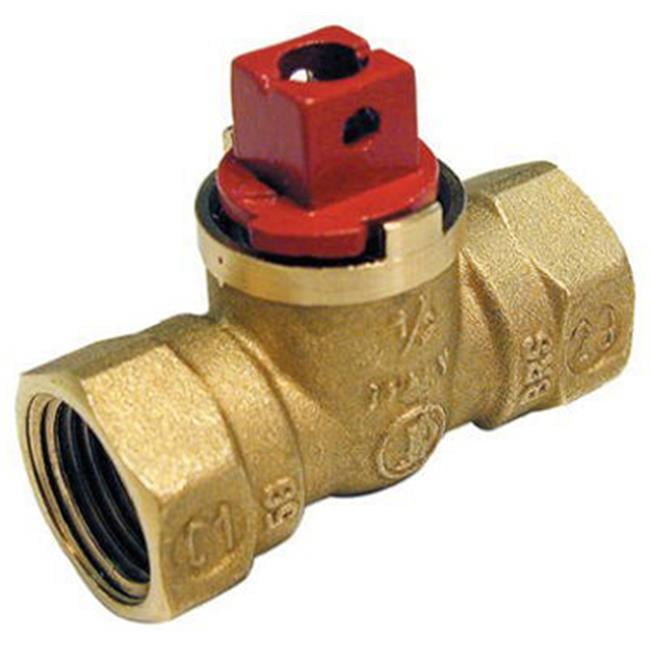 B & K Industries 113-525 Flat Head Gas Ball Valve