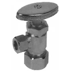 B & K Industries 192-132HC 0.5 in. FIP No-Lead Brass Angle Stop Valve