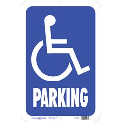 843485 12 x 18 in. Aluminum Handicapped Parking Sign