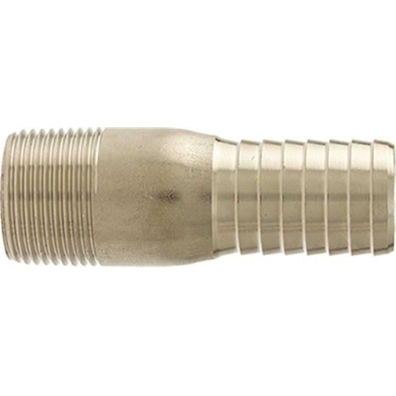 UMASS-10 1 in. Stainless Steel Male Insert Adapter
