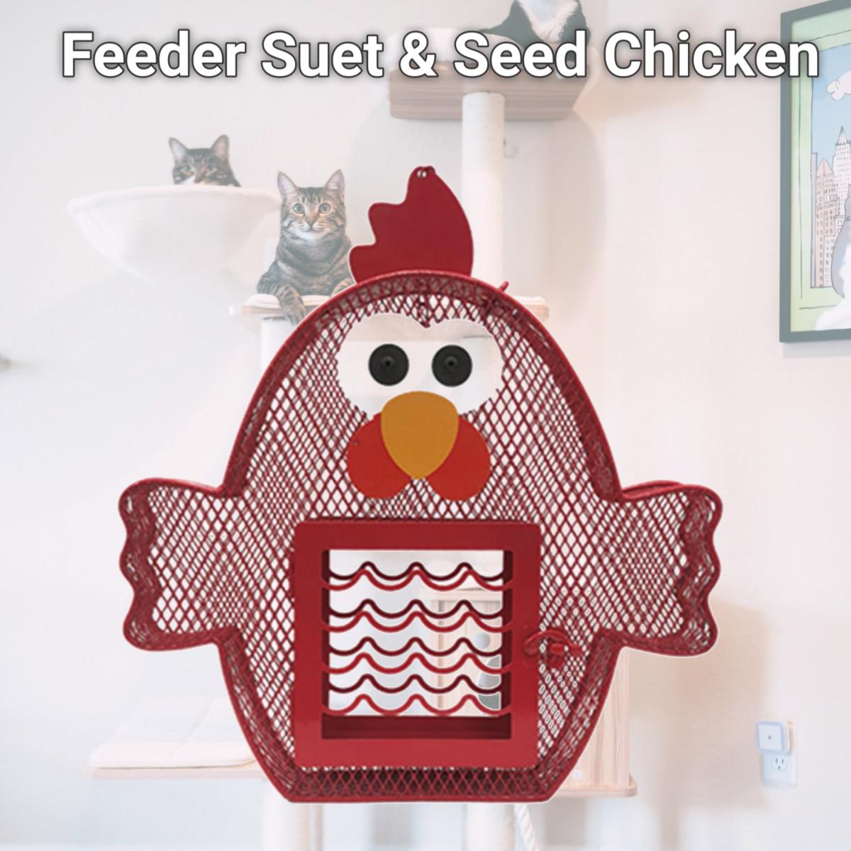 Picture of Heath 21804 Feeder Suet & Seed Chicken