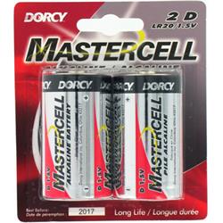 41-1621 1.5V Alkaline D Batteries - Pack of 4 -  Dorcy