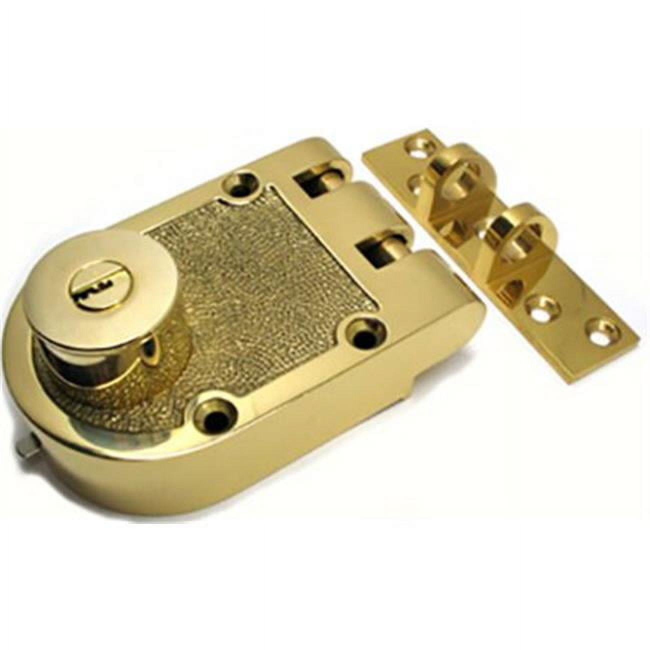 Auxiliary Lock, Jimmyproof Deadlock, Bronz, Cylinder: Double