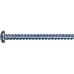 Hillman 92162 No.10-24 x 1 in. Zinc Plated Pan Head Phillips Machine Screw - Pack of 100