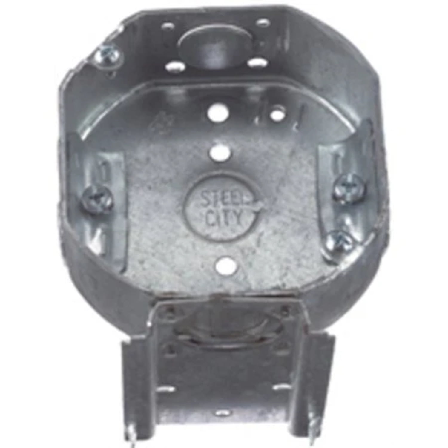 Picture of Thomas & Betts 54151NL-30 4 x 1.5 in. Octagon Box with L Bracket for Non-Metallic Sheathed Cable