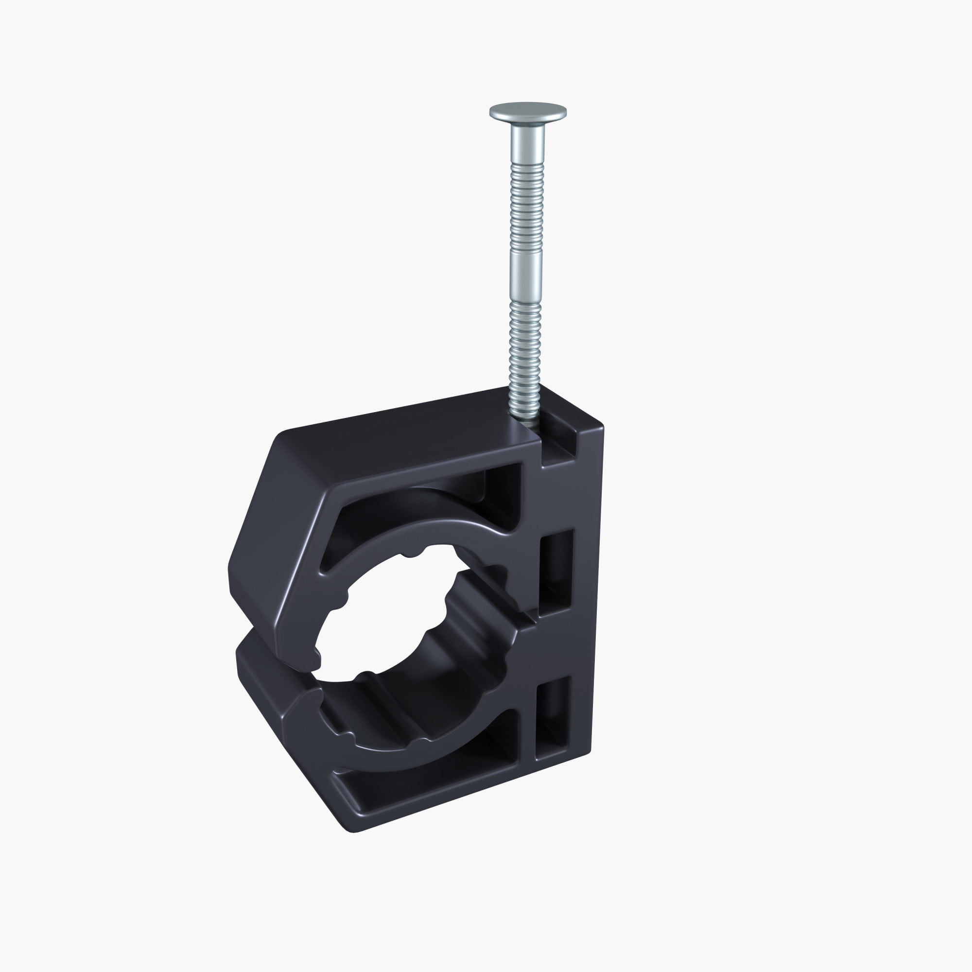 0.5 in. Plastic Full Clamp - Pack of 100