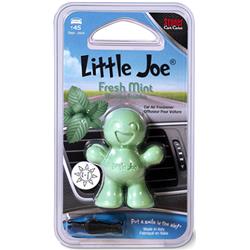 Little Joe 96406 Fresh Mint Scent Car Air Freshener Clips to A/C Air Vent Uses Alcohol-Free Fragrance Oil is Non-Hazardous and Non-Toxic Plastic, Pack of 1