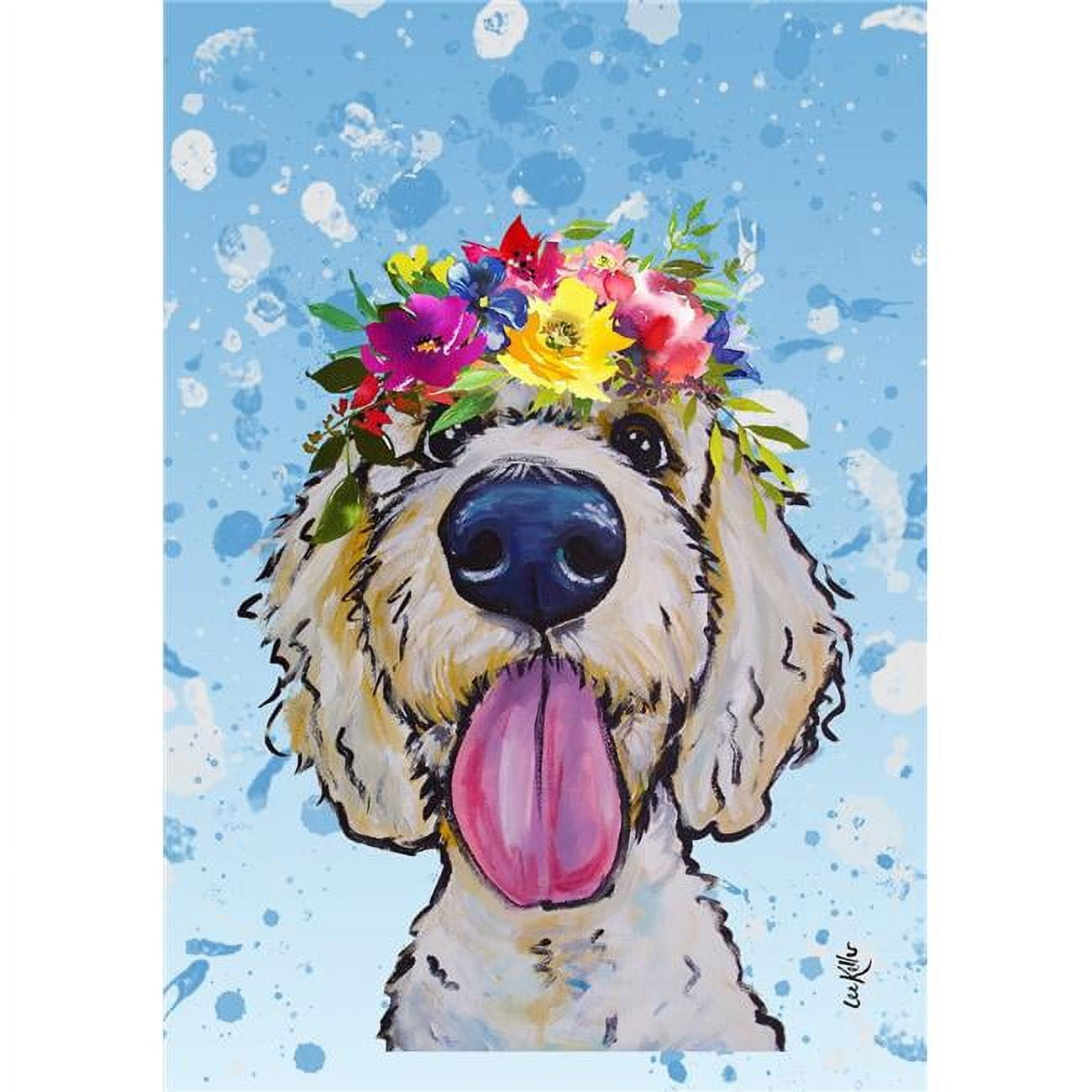 Picture of Best of Breed HH69268 Goldendoodle Blonde Best of Breed HHS Summer Crown House Flag