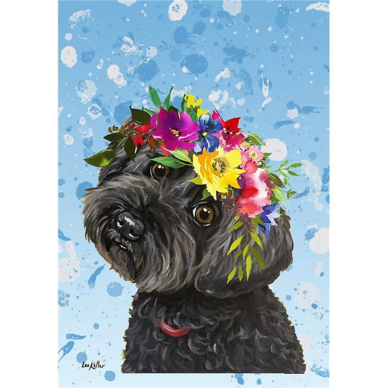 Picture of Best of Breed HH69266 Yorkiepoo Best of Breed HHS Summer Crown House Flag