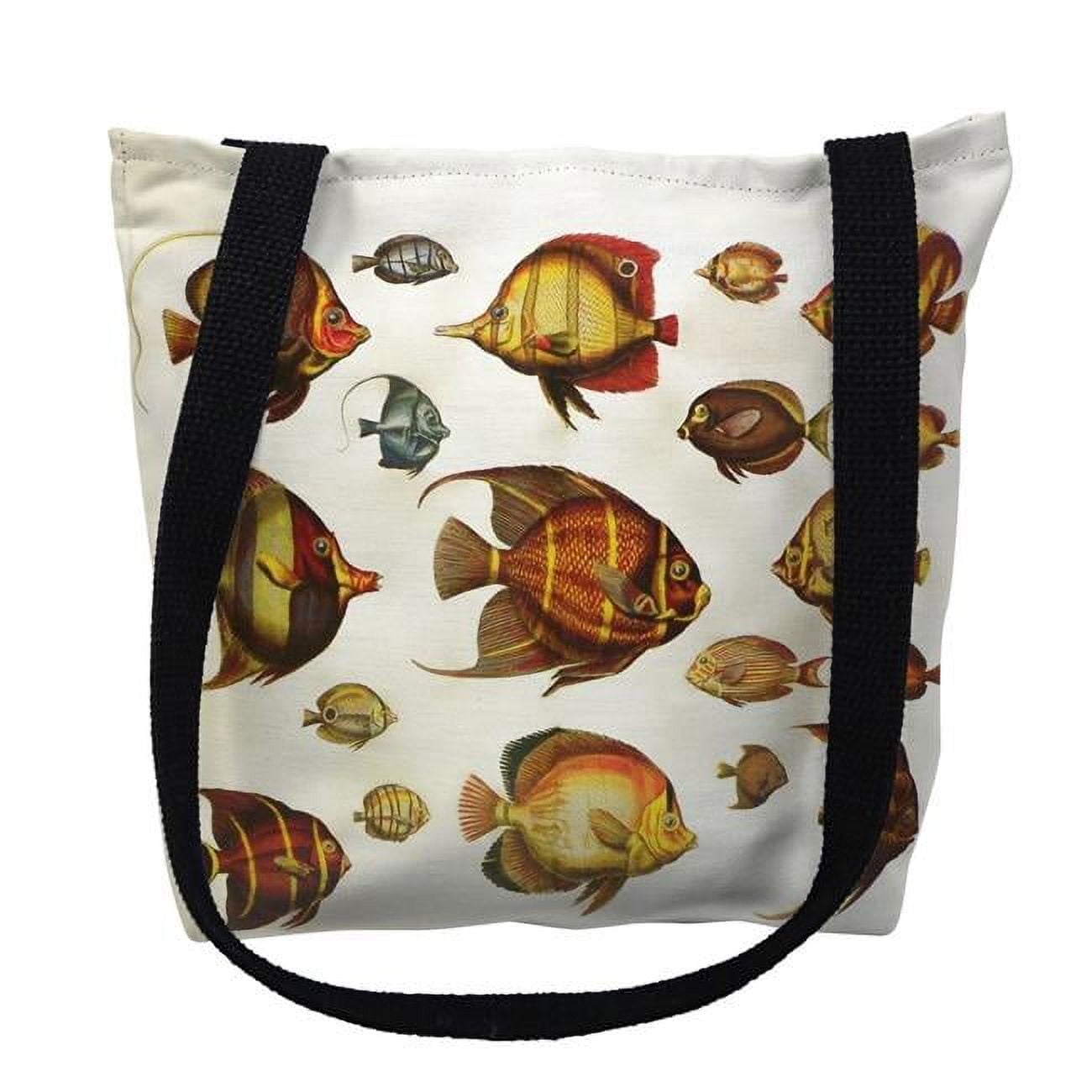18 x 18 in. Multi Fish Tote Bag - Large