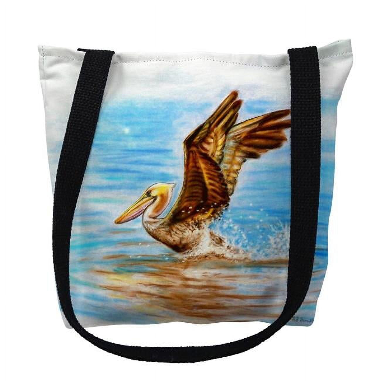 18 x 18 in. Flying Pelican Tote Bag - Large