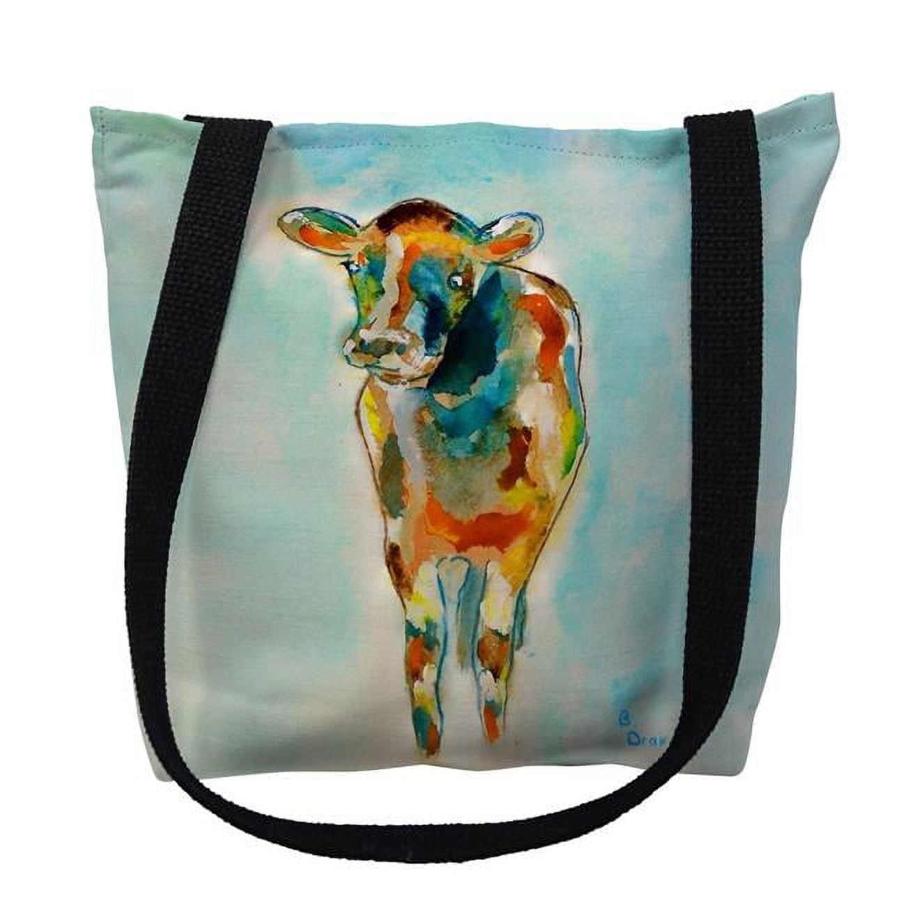 18 x 18 in. Betsys Cow Tote Bag - Large