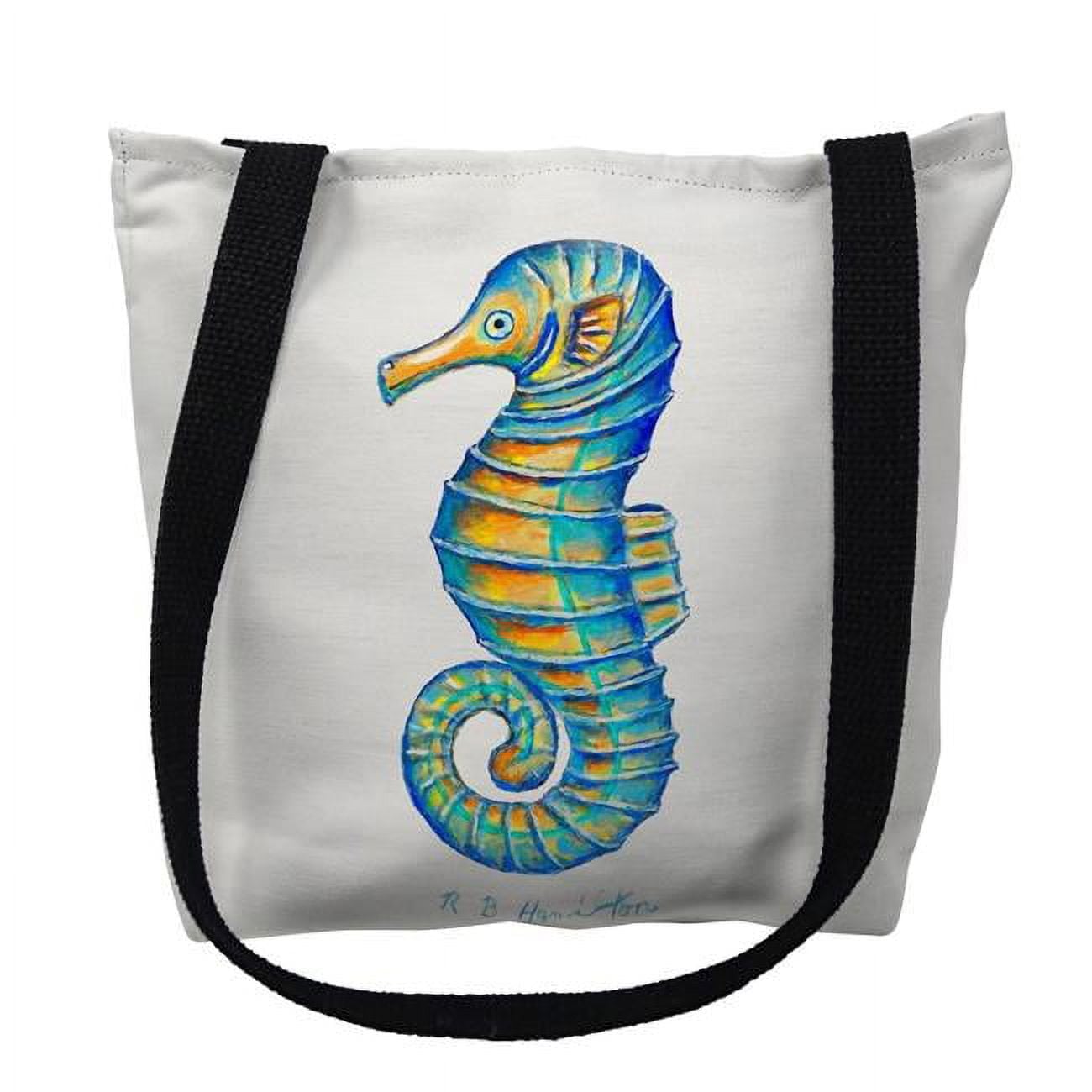 18 x 18 in. Rays Seahorse Tote Bag - Large