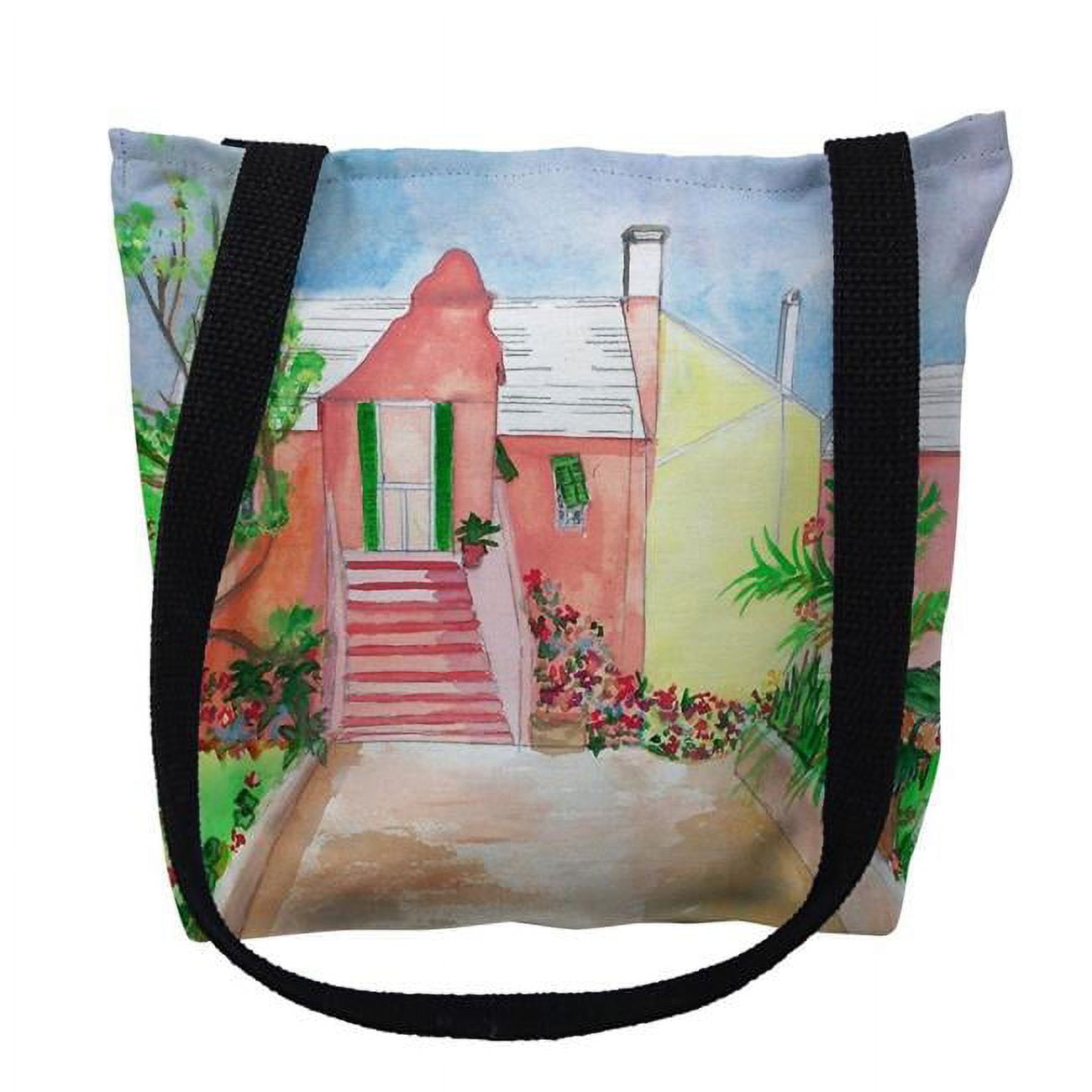 18 x 18 in. Bermuda House Tote Bag - Large