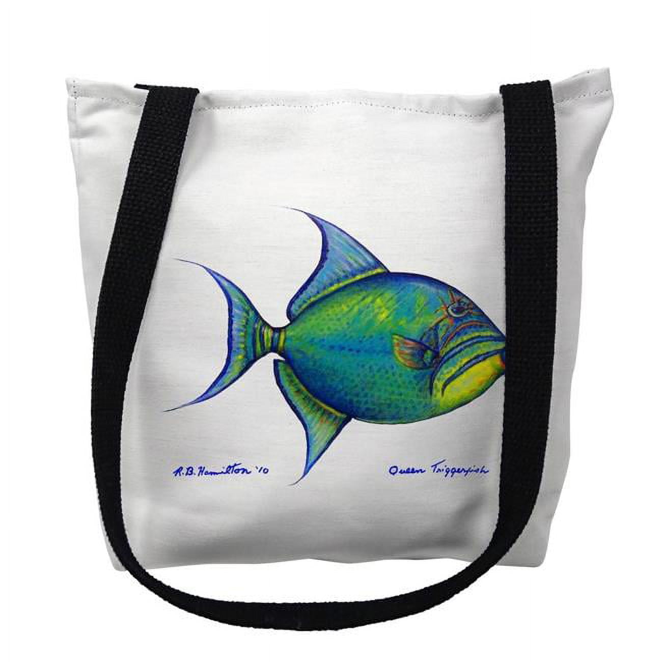 18 x 18 in. Trigger Fish Tote Bag - Large