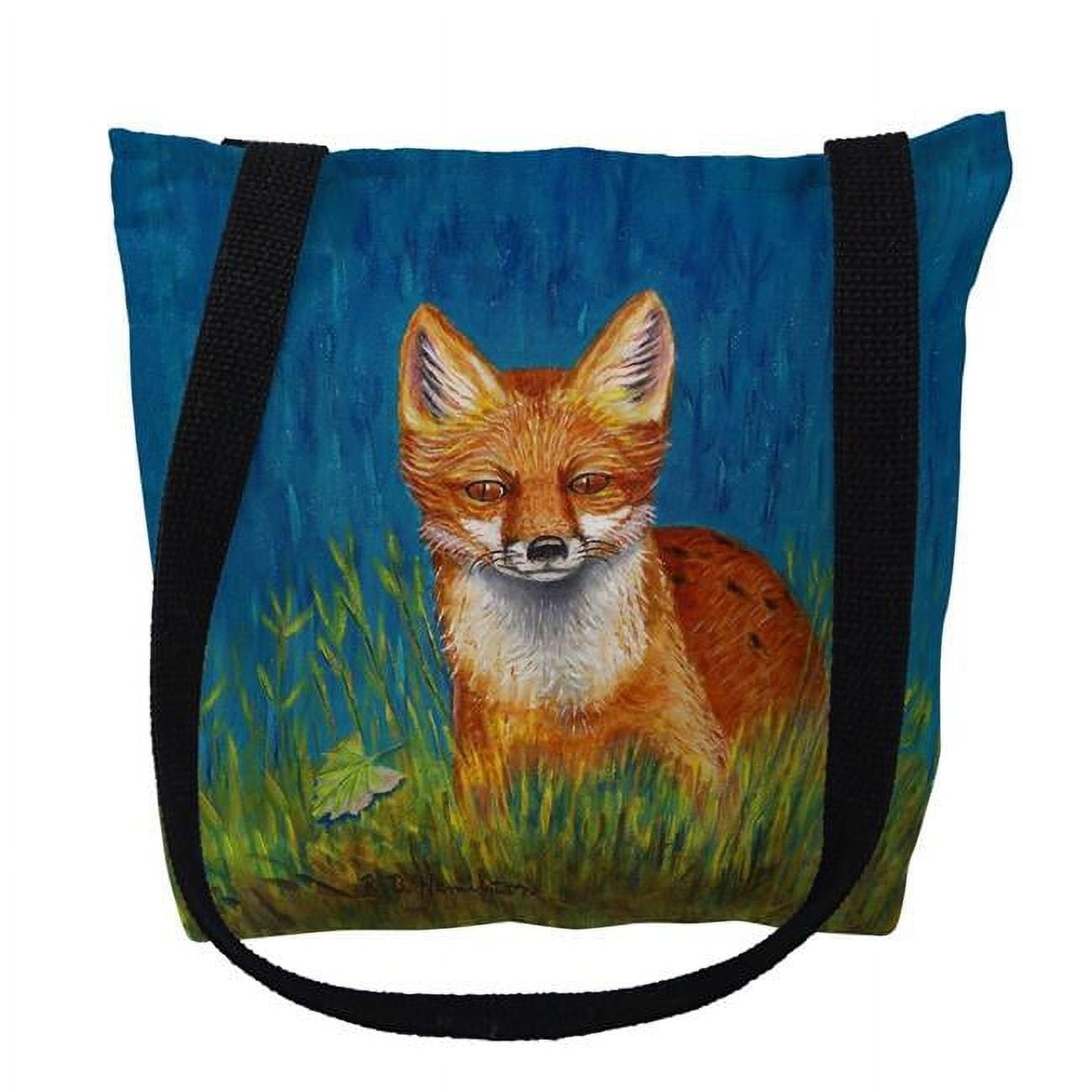 18 x 18 in. Red Fox Tote Bag - Large