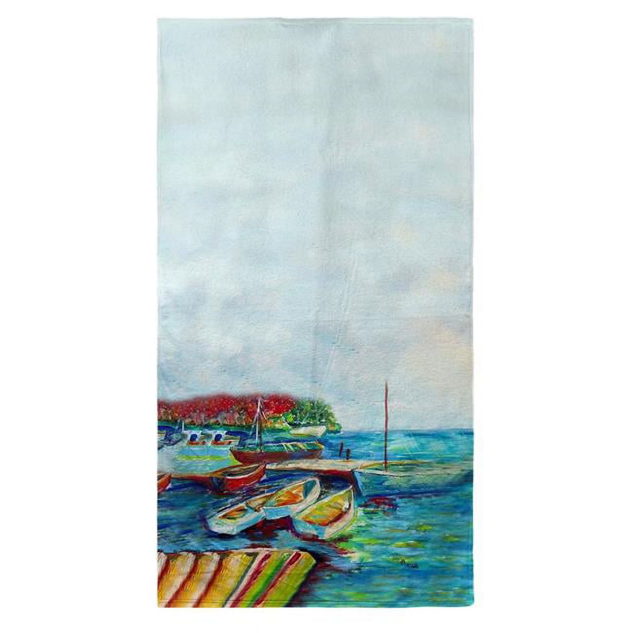 Betsys Marina III Beach Towel