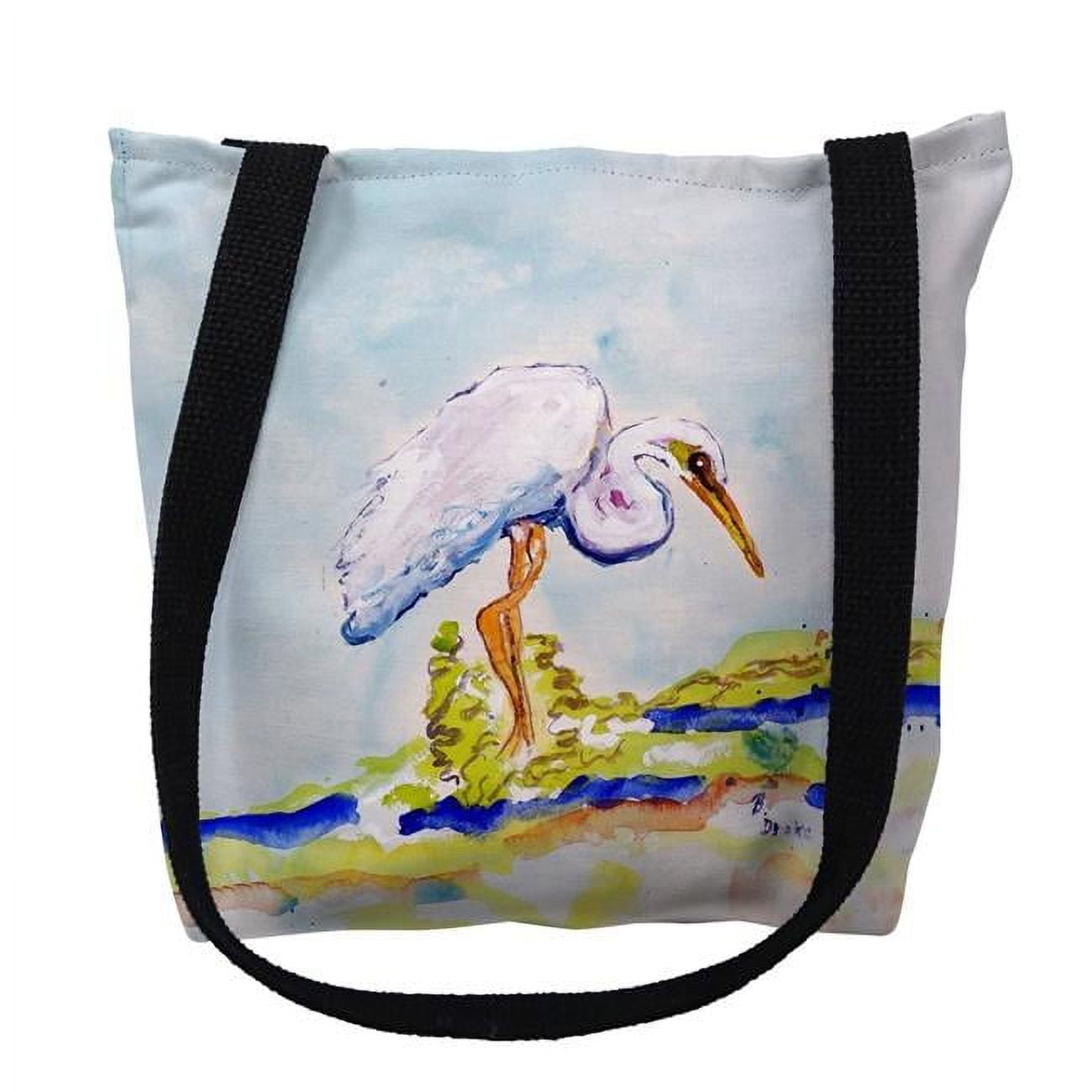 18 x 18 in. Betsys Egret Tote Bag - Large