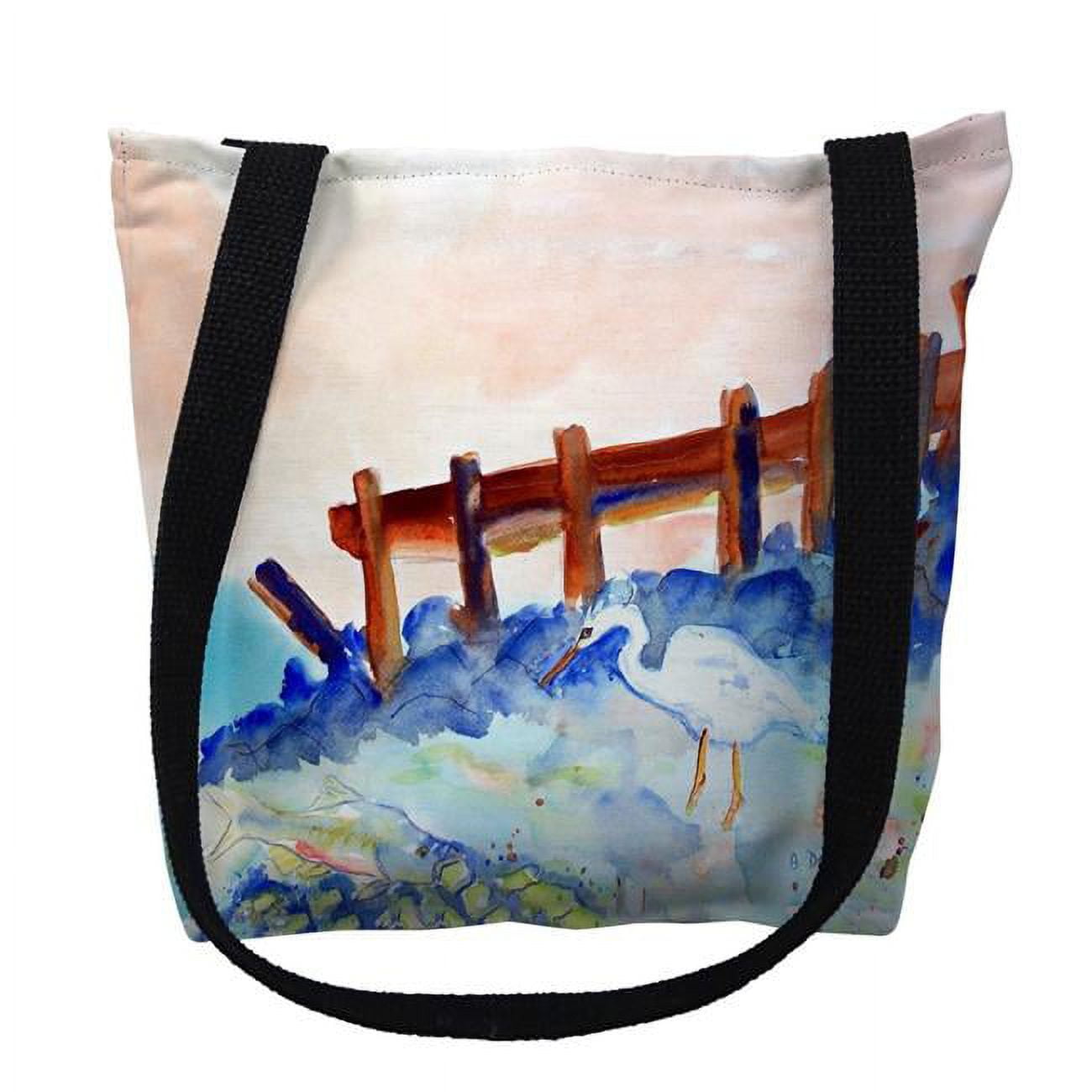 18 x 18 in. Great White Heron Tote Bag - Large