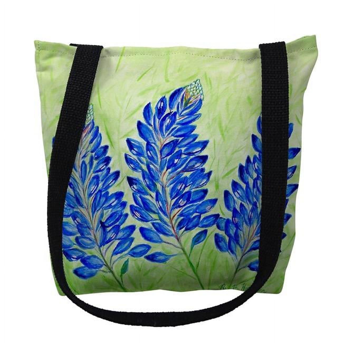 18 x 18 in. Blue Bonnets Tote Bag - Large