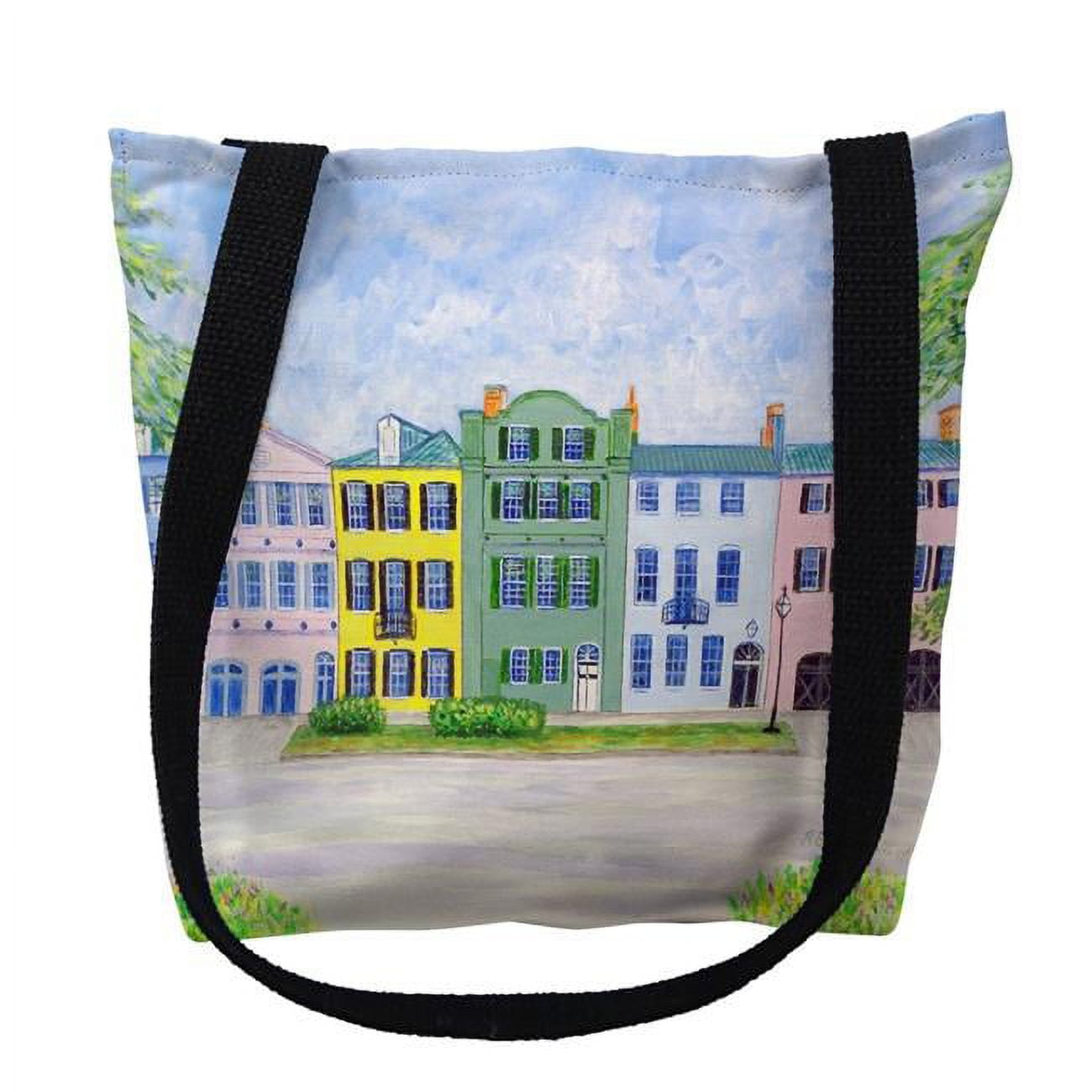 18 x 18 in. Rainbow Row Tote Bag - Large