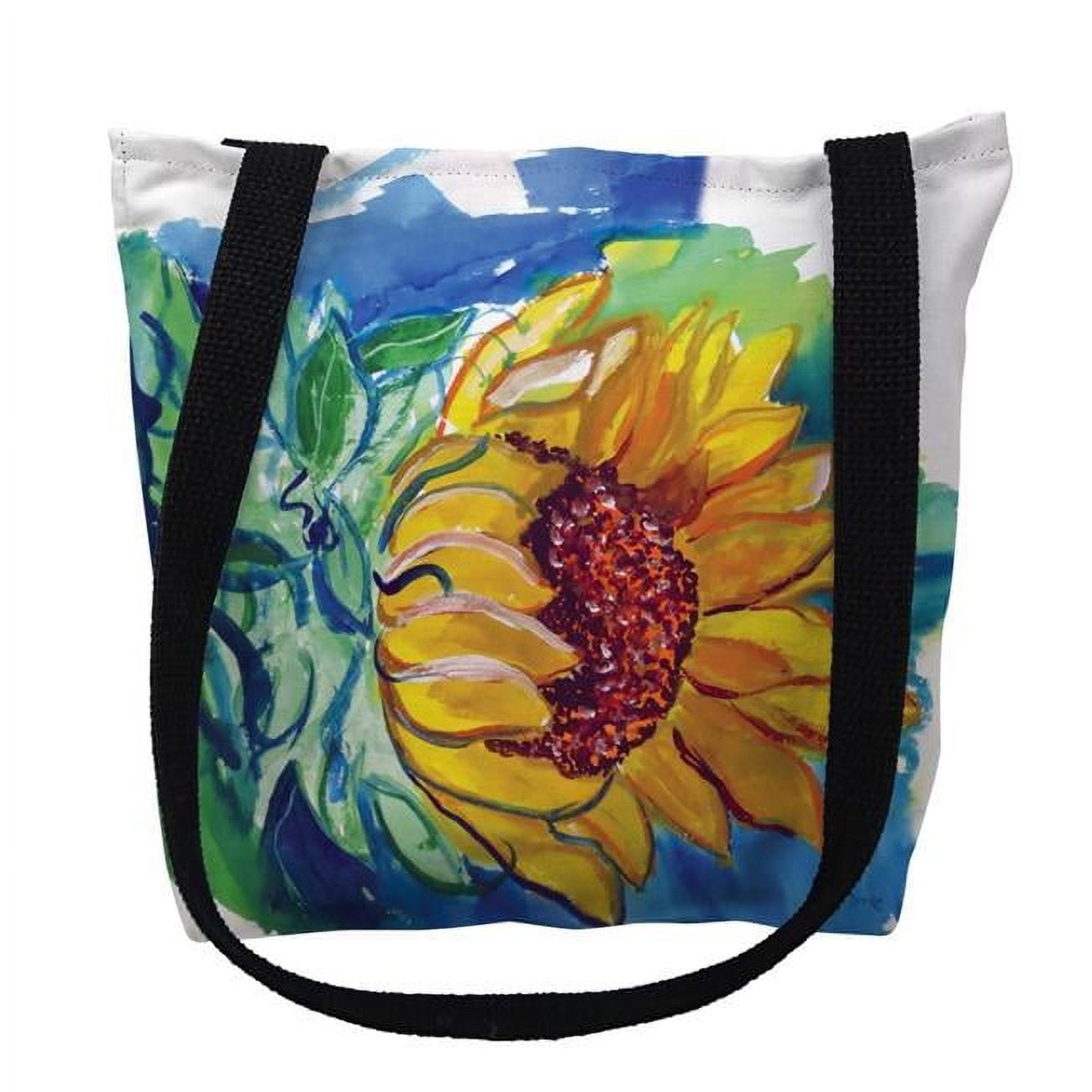 18 x 18 in. Windy SunFlower Tote Bag - Large