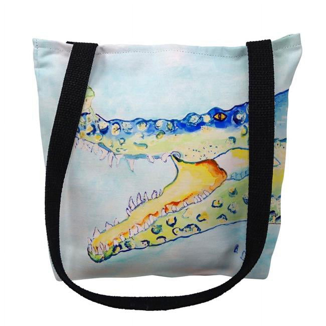 18 x 18 in. Crocodile & Frog Tote Bag - Large