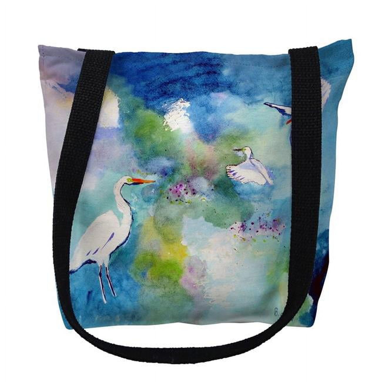 18 x 18 in. Three Egrets Tote Bag - Large