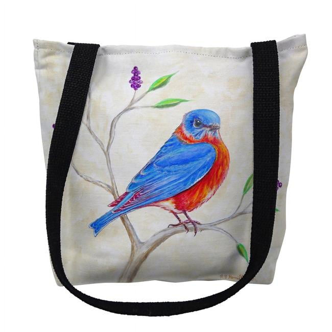 18 x 18 in. Dicks Blue Bird Tote Bag - Large