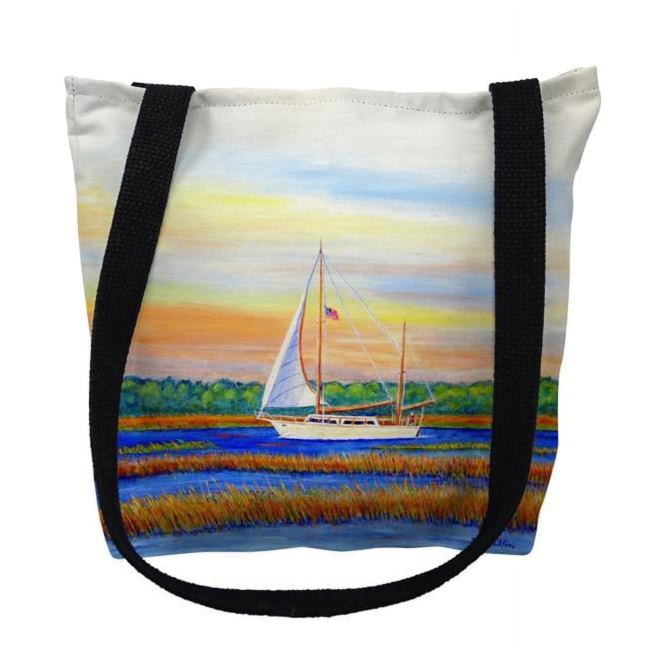 18 x 18 in. Marsh Sailing Tote Bag - Large